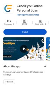 क्रेडीफ़िन ( CrediFyn ) ऐप से लोन कैसे ले ?( Step By Step )